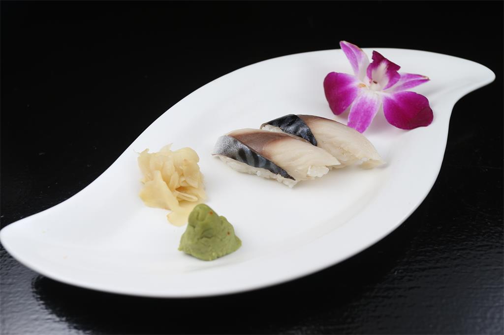 6. saba (pickle mackerel) sushi